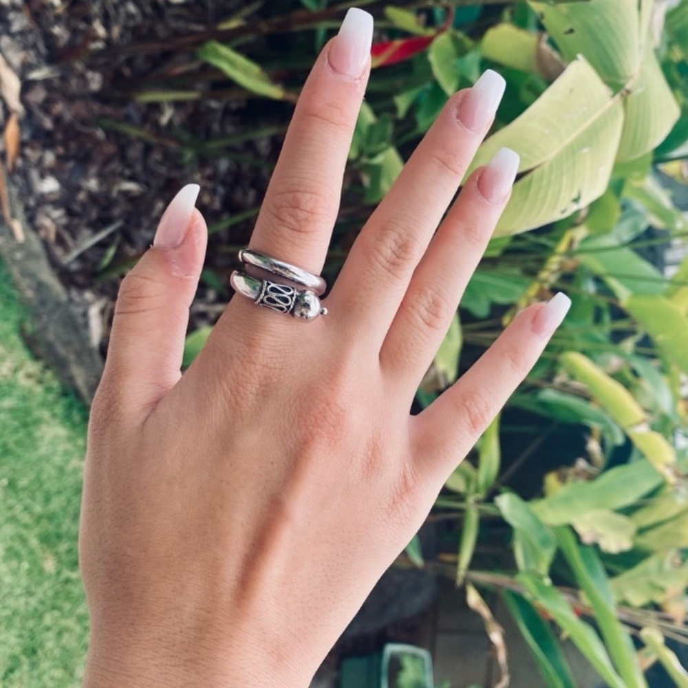 Bold Statement Sterling Silver Ring Made in Bali.